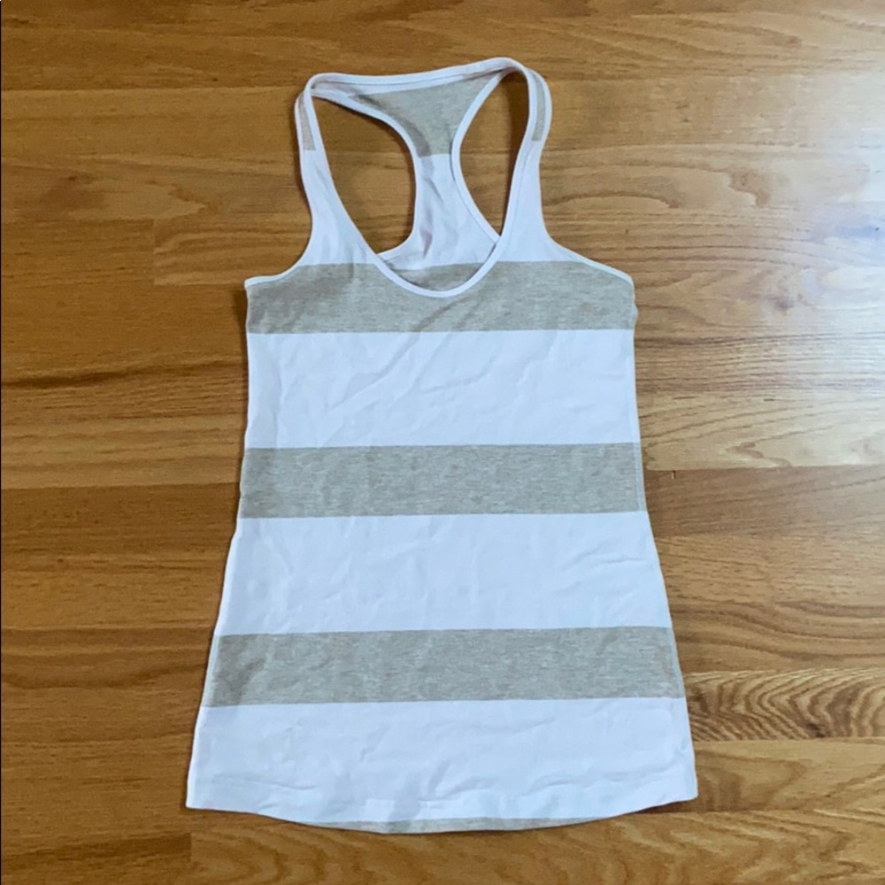 Lululemon striped tank top